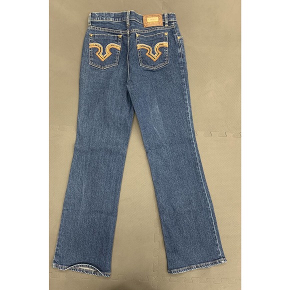 Lawman Denim Western Womens Jeans Sz. 5 Medium Wash FS Benefits Charity - Picture 2 of 12